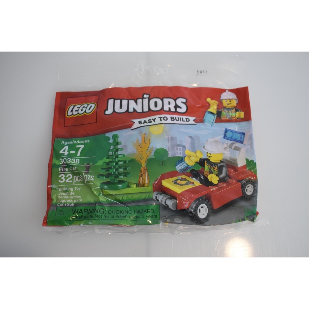 LEGO Juniors 30338 Fire Car Polybag New Sealed 32 Pieces Easy to Build 2017